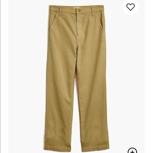 Madewell classic straight pants